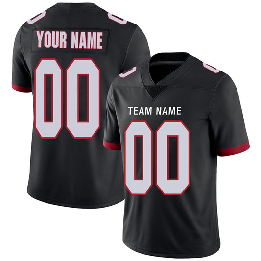 Custom A.Falcons Team Player or Personalized Design Your Own Name for Men Women Youth Jerseys Red Football Jerseys
