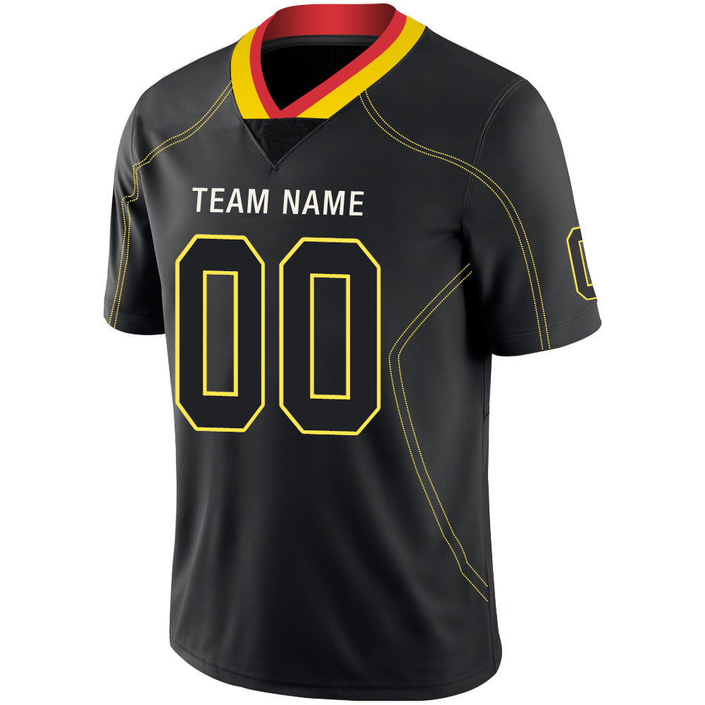 Custom KC.Chiefs Stitched American Football Jerseys Personalize Birthday Gifts Black Jersey