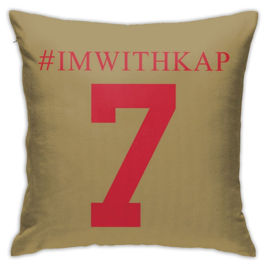 Football jerseys #7 Colin Kaepernick Design Personalized Pillowcase IMWITHKAP Decorative Throw Pillow Covers