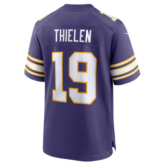 MN.Vikings #19 Adam Thielen Purple Alternate Game Player Stitched American Football Jerseys