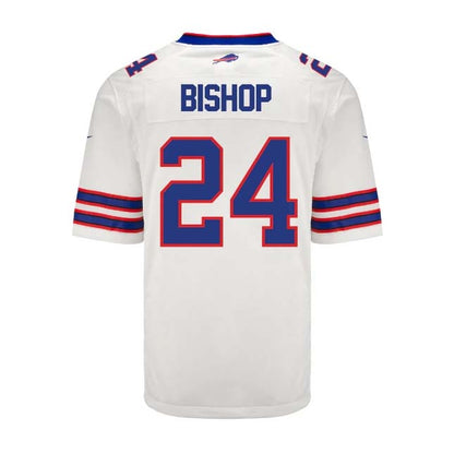 B.Bills #24 Cole Bishop Game Jersey - White Stitched American Football Jerseys
