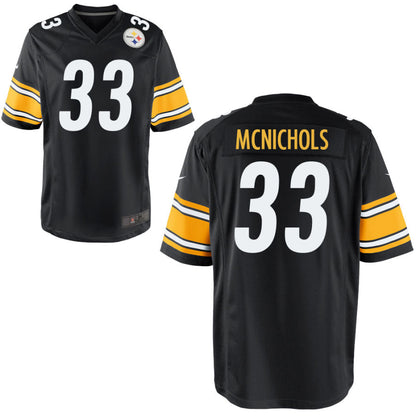 Football Jerseys P.Steelers #33 Jeremy McNichols Player Stitched Game Jersey