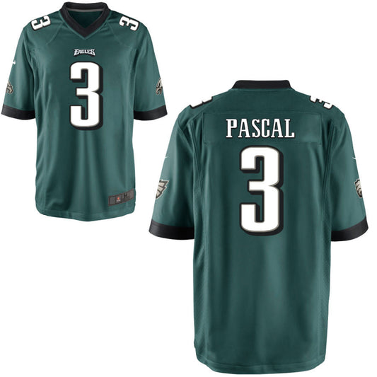 Football Jerseys P.Eagles #3 Zach Pasca Player Stitched Game Jersey