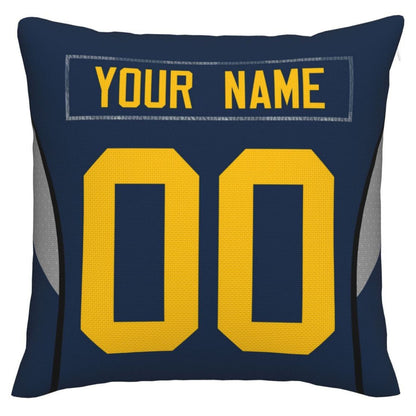 Custom GB.Packers Pillow Decorative Throw Pillow Case - Print Personalized Football Team Fans Name & Number Birthday Gift Football Pillows