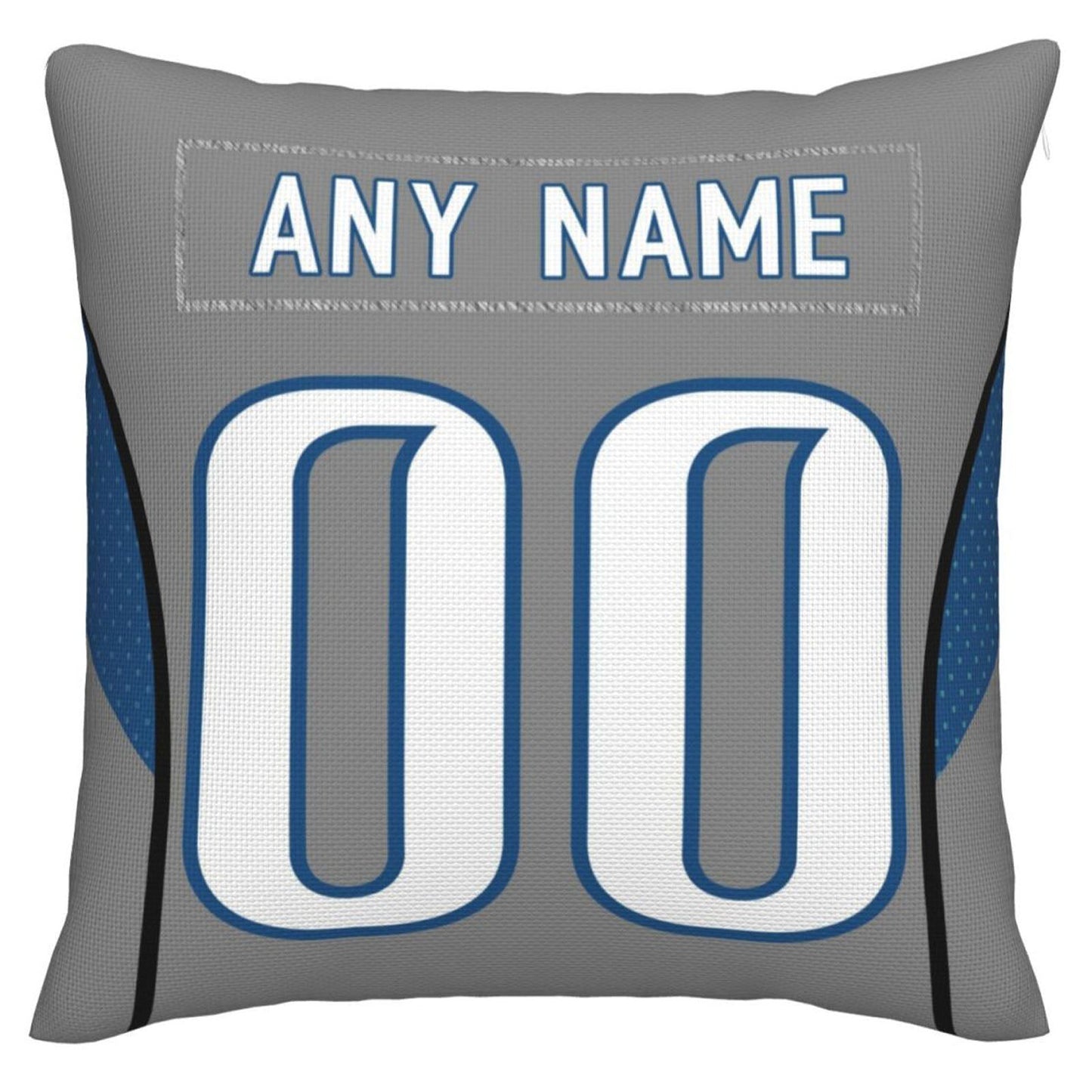 Custom D.Lions Pillow Decorative Throw Pillow Case - Print Personalized Football Team Fans Name & Number Birthday Gift Football Pillows