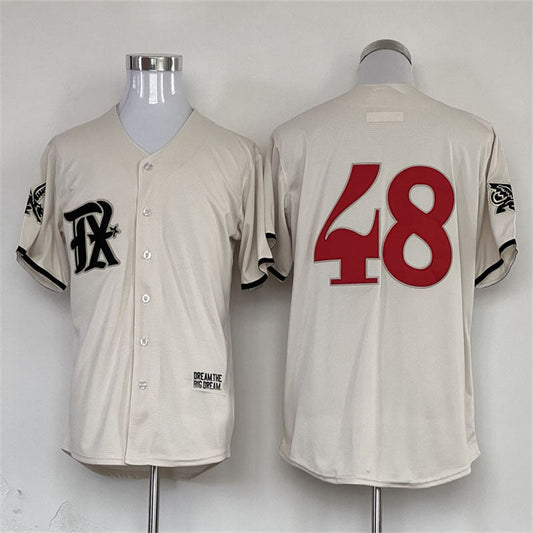 Texas Rangers #48 Cream 2023 City Connect Authentic Jersey Baseball Jerseys