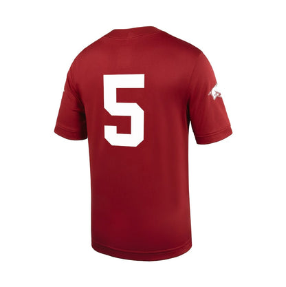 #5 A.Razorbacks Untouchable Football Jersey ¡§C Cardinal Stitched American College Jerseys