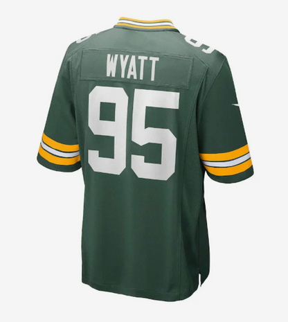 GB.Packers #95 Devonte Wyatt Green 2022 Draft First Round Pick Player Game Jersey Stitched American Football