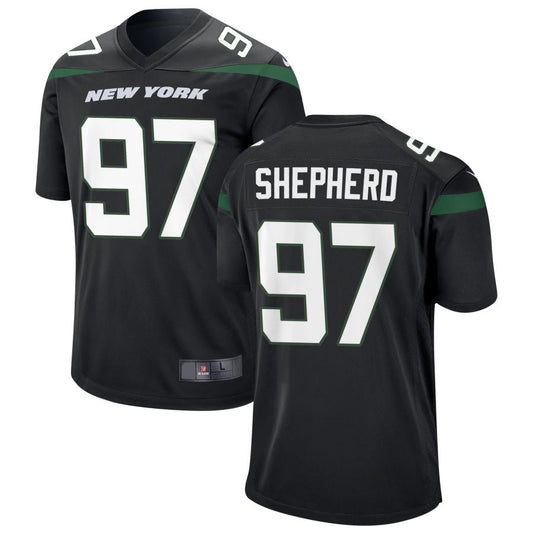 Football Jerseys NY.Jets #97 Nathan Shepherd Player Stitched Game Jersey