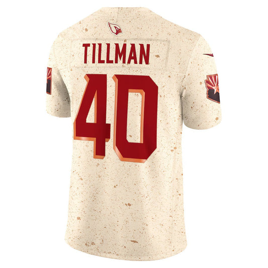 A.Cardinals #40 Pat Tillman 2025 Rivalries Collection Retired Player Limited Jersey-CustomName - Natural Stitched American Football Jersey-CustomName