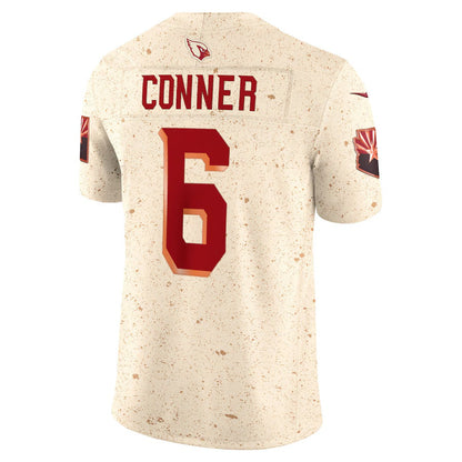 A.Cardinals #6 James Conner 2025 Rivalries Collection Limited Jersey-CustomName - Natural Stitched American Football Jersey-CustomName