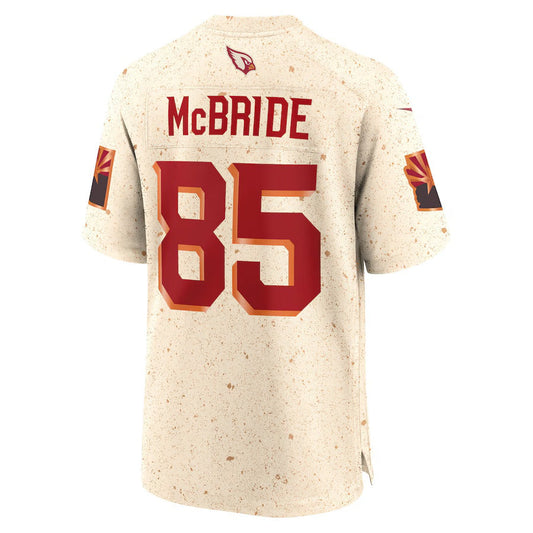A.Cardinals #85 Trey McBride 2025 Rivalries Collection Game Jersey-CustomName - Natural Stitched American Football Jersey-CustomName