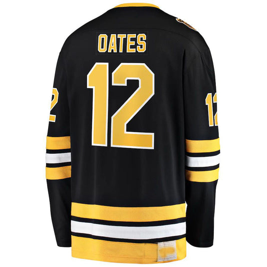 B.Bruins #12 Adam Oates Fanatics Branded Premier Breakaway Retired Player Jersey Black Stitched American Hockey Jerseys CustomName