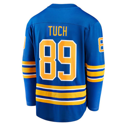 B.Sabres #89 Alex Tuch Fanatics Branded Home Breakaway Player Jersey Royal Stitched American Hockey Jerseys CustomName