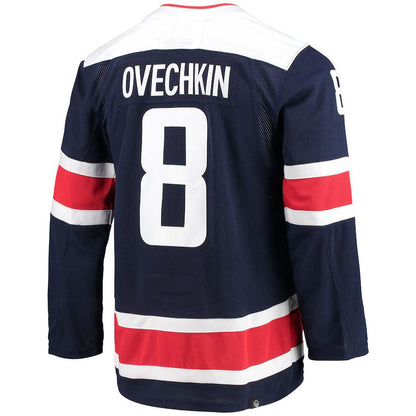 W.Capitals #8 Alex Ovechkin Alternate Captain Patch Primegreen Authentic Pro Player Jersey Navy Stitched American Hockey Jerseys CustomName