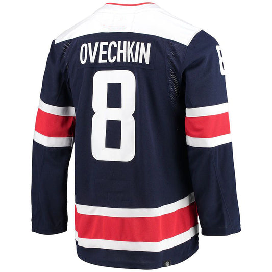 W.Capitals #8 Alex Ovechkin Alternate Captain Patch Primegreen Authentic Pro Player Jersey Navy Stitched American Hockey Jerseys CustomName