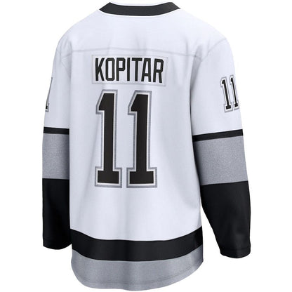 LA.Kings #11 Anze Kopitar Fanatics Branded Alternate Premier Breakaway Player Jersey White Stitched American Hockey Jerseys CustomName