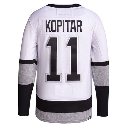 LA.Kings #11 Anze Kopitar 2021-22 Alternate Primegreen Authentic Pro Player White Stitched American Hockey Jerseys CustomName