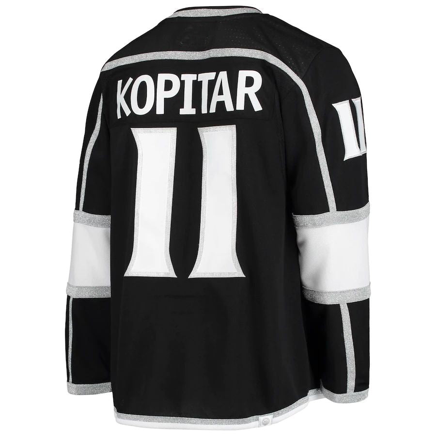 LA.Kings #11 Anze Kopitar Home Primegreen Authentic Pro Player Jersey Black Stitched American Hockey Jerseys CustomName