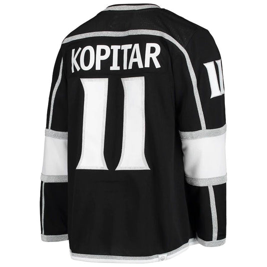 LA.Kings #11 Anze Kopitar Home Primegreen Authentic Pro Player Jersey Black Stitched American Hockey Jerseys CustomName