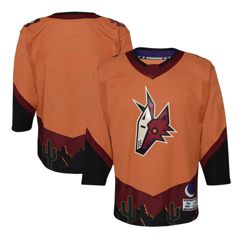 A.Coyotes Special Edition 2.0 Premier Blank Jersey Burnt Orange Stitched American Hockey Jerseys CustomName