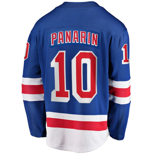 NY.Rangers #10 Artemi Panarin Fanatics Branded Premier Breakaway Player Jersey  Blue Stitched American Hockey Jerseys CustomName
