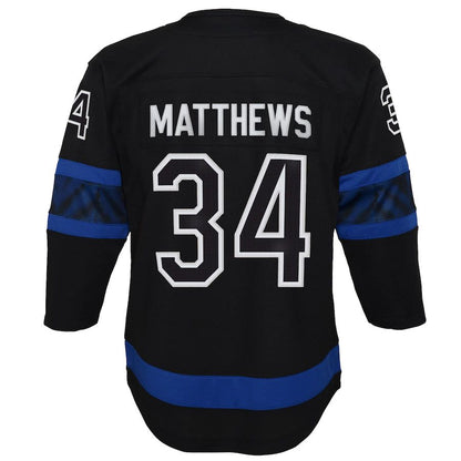 T.Maple Leafs #34 Auston Matthews Alternate Premier Player Jersey Black Stitched American Hockey Jerseys CustomName