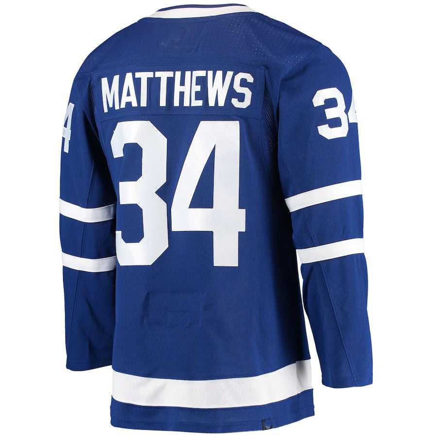T.Maple Leafs #34 Auston Matthews Home Primegreen Authentic Pro Player Jersey Blue Stitched American Hockey Jerseys CustomName