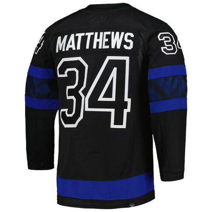 T.Maple Leafs #34 Auston Matthews Primegreen Authentic Pro Alternate Player Jersey Black Stitched American Hockey Jerseys CustomName