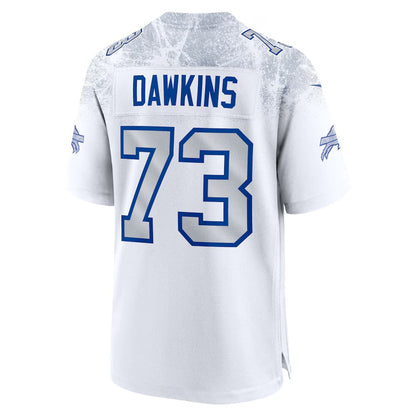 B.Bills #73 Dion Dawkins 2025 Rivalries Collection Game Jersey-CustomName - White Football Stitched American Jersey-CustomName