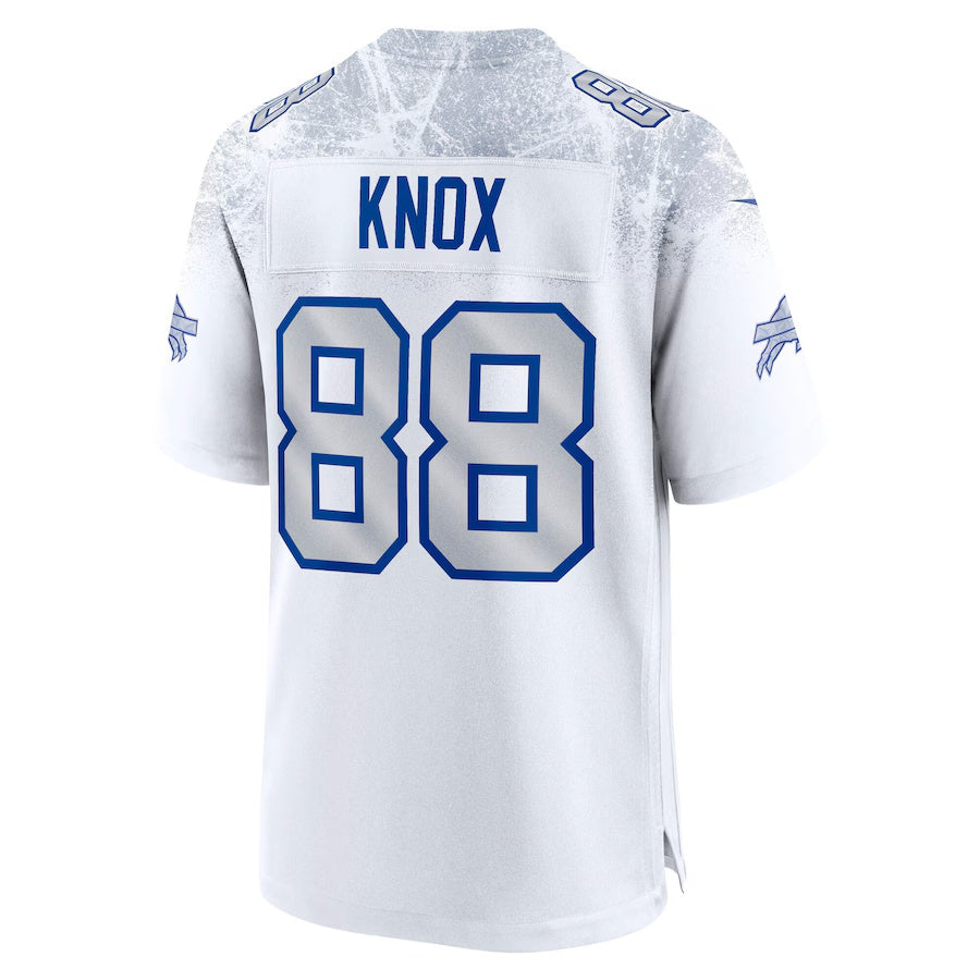 B.Bills #88 Dawson Knox 2025 Rivalries Collection Game Jersey-CustomName - White Football Stitched American Jersey-CustomName