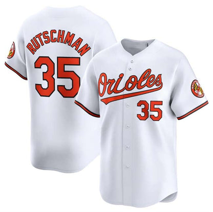 Baltimore Orioles #35 Adley Rutschman White 2024 Home Limited Stitched Baseball Jersey