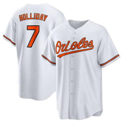 Baltimore Orioles #7 Jackson Holliday Home Replica Player Jersey - White Stitched Baseball Jersey
