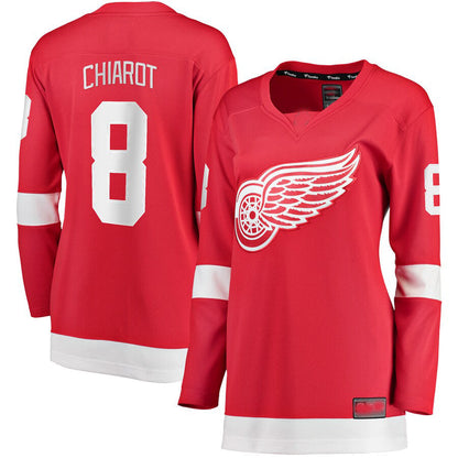 D.Red Wings #8 Ben Chiarot Fanatics Branded Home Breakaway Player Jersey Red Stitched American Hockey Jerseys CustomName
