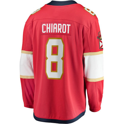 F.Panthers #8 Ben Chiarot Fanatics Branded Home Breakaway Player Jersey Red Stitched American Hockey Jerseys CustomName