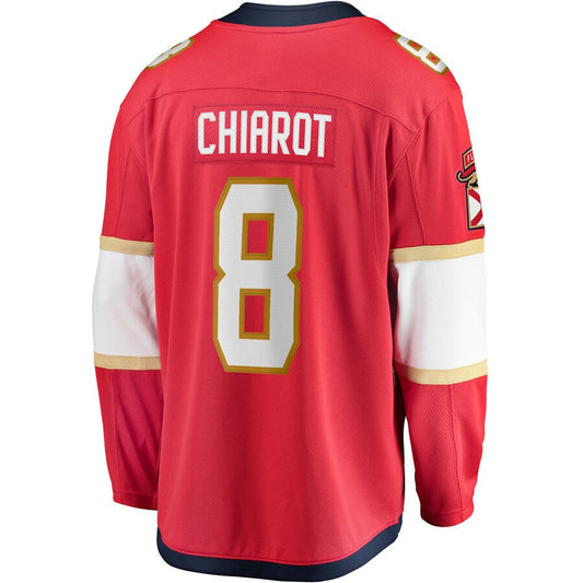 F.Panthers #8 Ben Chiarot Fanatics Branded Home Breakaway Player Jersey Red Stitched American Hockey Jerseys CustomName