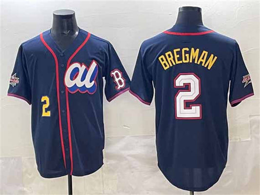 Boston Red Sox American League #2 Alex Bregman Navy 2025 All-Star Edition Limited Stitched Baseball Jersey