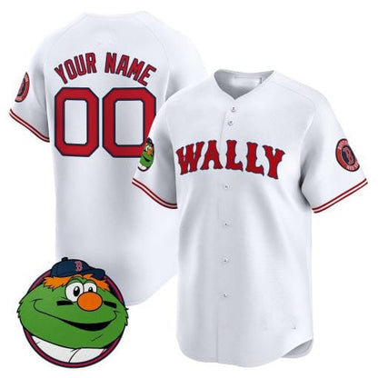Custom Boston Red Sox Wally Vapor Premier Limited¨C All Stitched Baseball Jersey