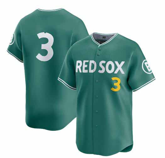 Boston Red Sox #3 Ceddanne Rafaela Green 2025 City Connect Limited Stitched Baseball Jersey