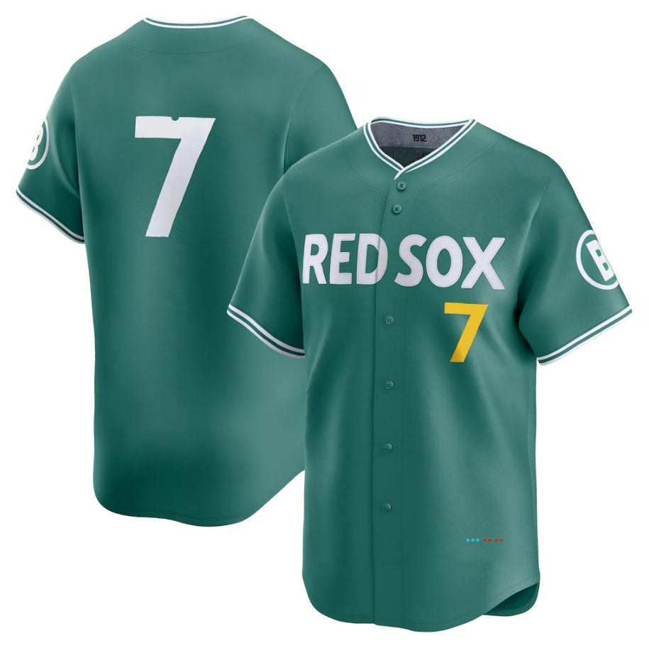 Boston Red Sox #7 Masataka Yoshida 2025 City Connect Limited Player Jersey - Green Stitched Baseball Jersey