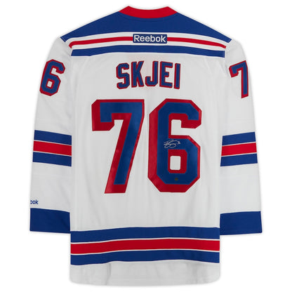NY.Rangers #76 Brady Skjei Fanatics Authentic Autographed Reebok Premier Jersey White Stitched American Hockey Jerseys CustomName