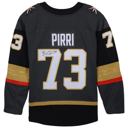 V.Golden Knights #73 Brandon Pirri Fanatics Authentic Autographed Black Fanatics Jersey Stitched American Hockey Jerseys CustomName