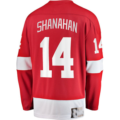 D.Red Wings #14 Brendan Shanahan Fanatics Branded Premier Breakaway Retired Player Jersey Red Stitched American Hockey Jerseys CustomName