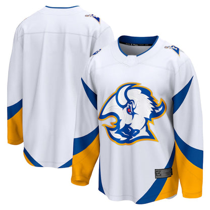 B.Sabres Fanatics Branded Special Edition 2.0 Breakaway Blank Jersey  White Stitched American Hockey Jerseys CustomName