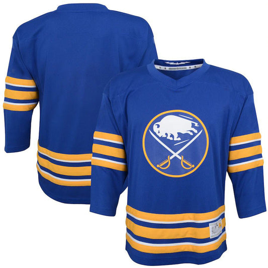 B.Sabres Home Replica Blank Jersey Royal Stitched American Hockey Jerseys CustomName