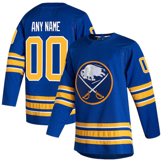 Custom B.Sabres 2020-21 Home Authentic Jersey Royal Stitched American Hockey Jerseys CustomName