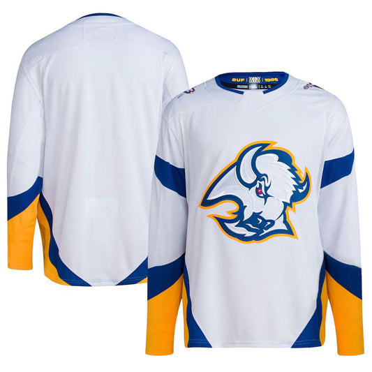 B.Sabres Reverse Retro 2.0 Authentic Blank Jersey White Stitched American Hockey Jerseys CustomName