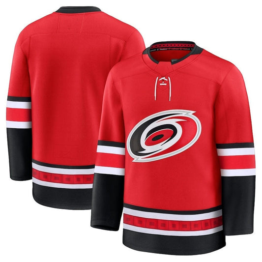 C.Hurricanes Fanatics Alternate Premium Jersey - Red Stitched American Hockey Jerseys CustomName