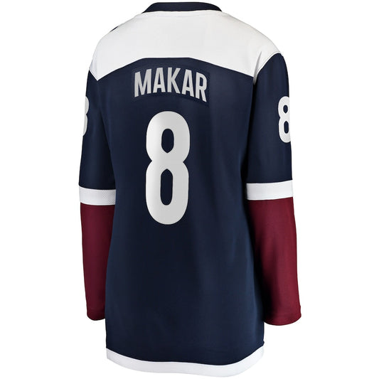 C.Avalanche #8 Cale Makar Fanatics Branded Alternate Premier Breakaway Player Jersey Stitched American Hockey Jerseys CustomName