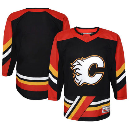 C.Flames Special Edition 2.0 Premier Blank Jersey Black Stitched American Hockey Jerseys CustomName